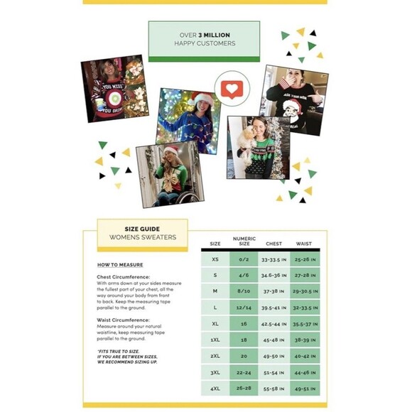 Woman Small TIPSY ELVES Christmas Tree Tassel Ugly Holiday Sweater Party Festive - Picture 9 of 12